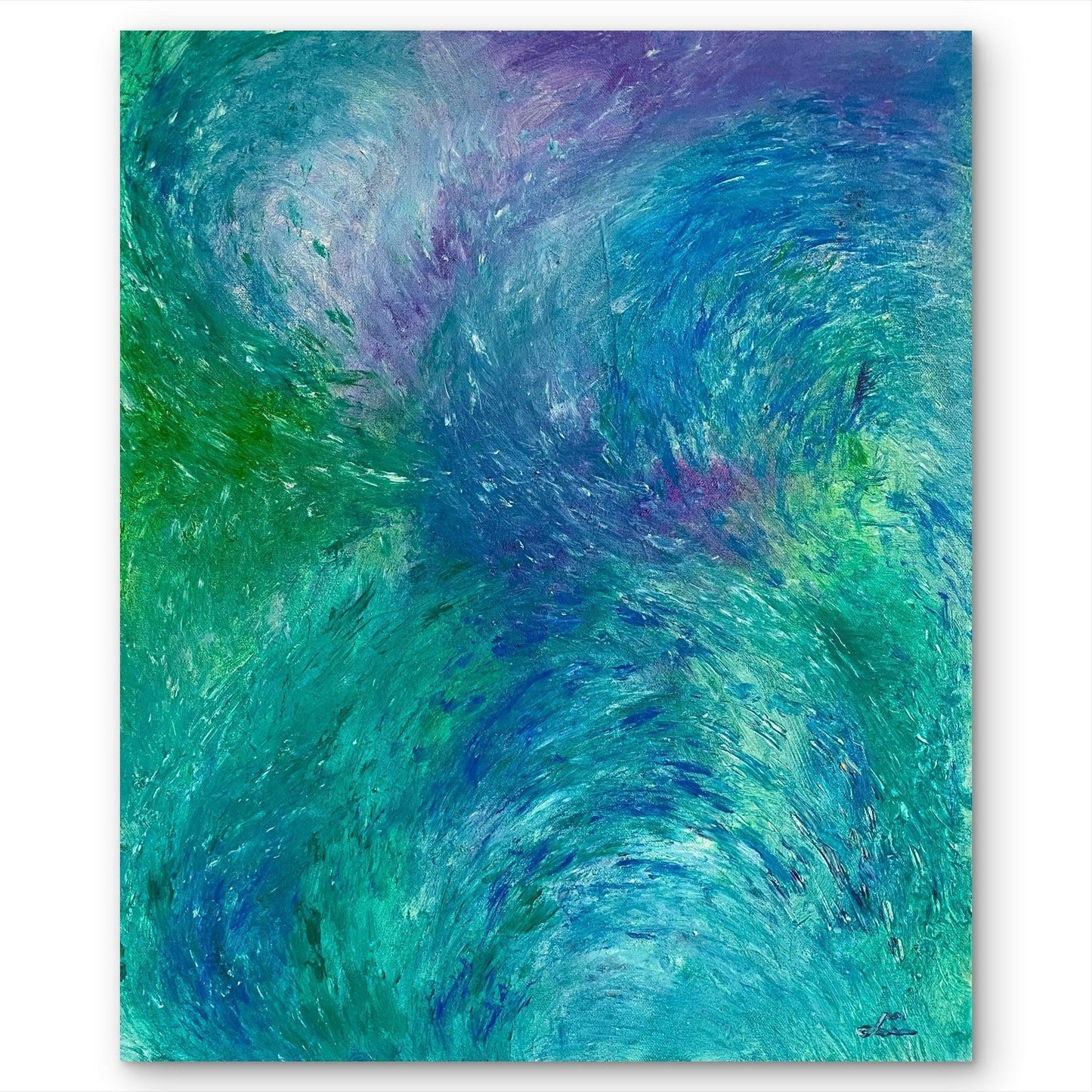 Banks of Fish Beneath The Waters - Sonia Enache Art