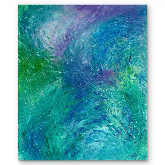 Banks of Fish Beneath The Waters - Sonia Enache Art