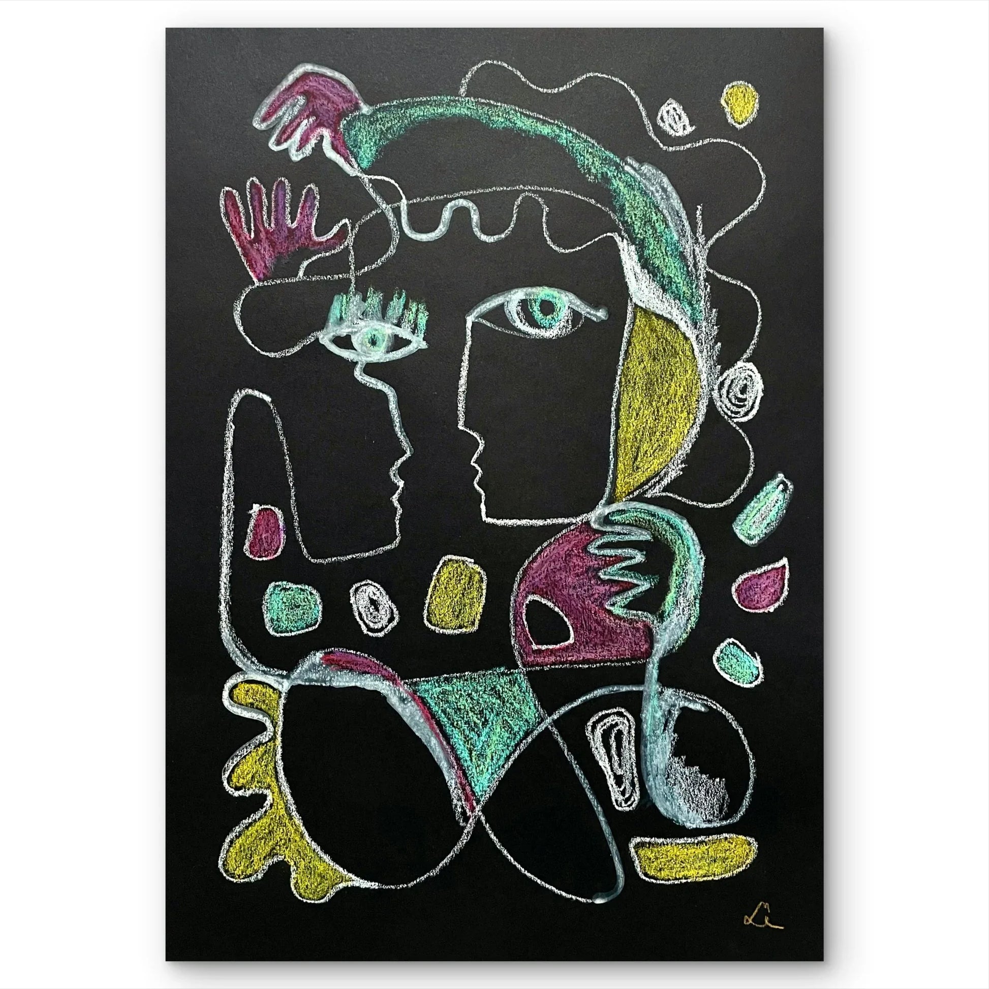 Portrait of Two Lovers - Sonia Enache Art