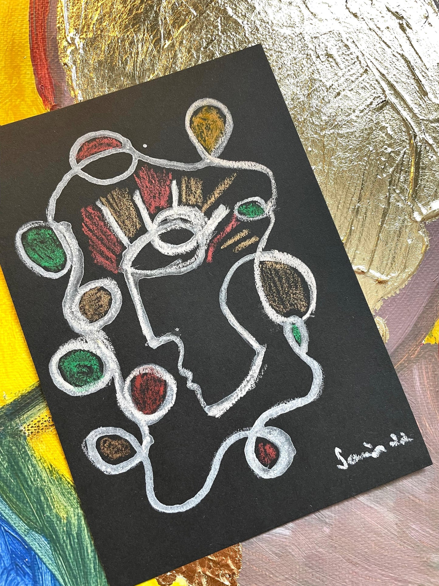 Golden Memory - Sonia Enache Art