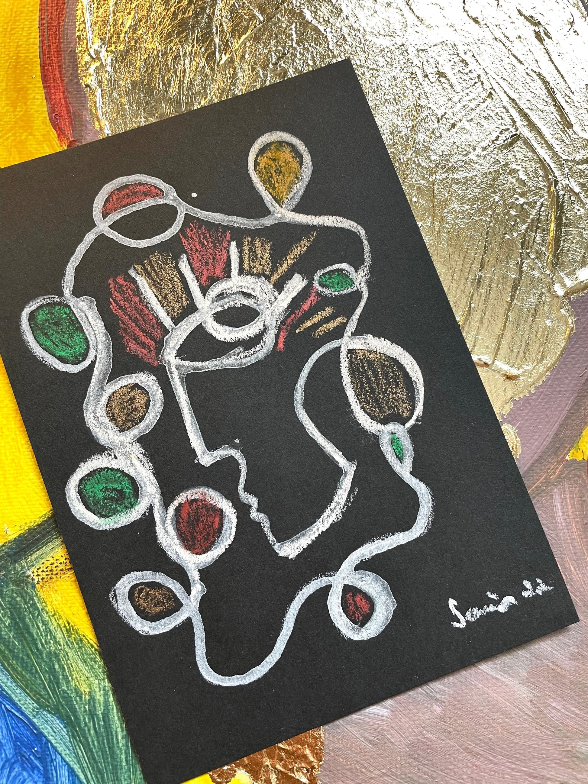 Golden Memory - Sonia Enache Art