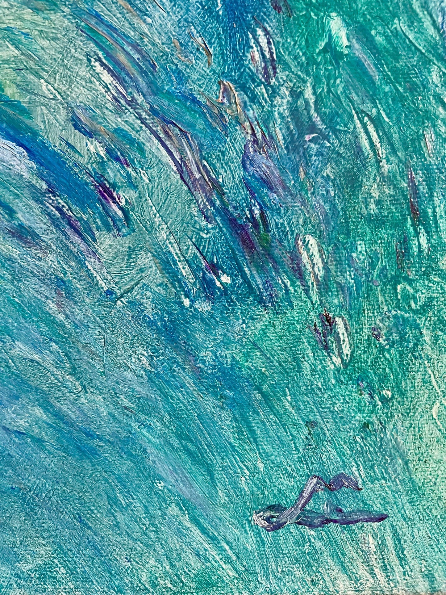 Banks of Fish Beneath The Waters - Sonia Enache Art